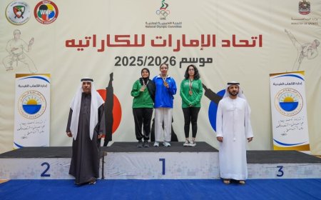 تتويج الشارقة وشرطة دبي بلقبي الكوميتيه في كأس الإمارات للكاراتيه