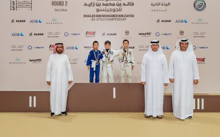 بني ياس بطلاً والعين وصيفاً للجولة الثانية من بطولة خالد بن محمد بن زايد للجوجيتسو