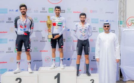 عبدالله آل علي بطلاً لسباق الدولة للدراجات "ضد الساعة"