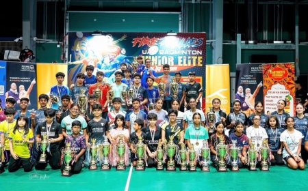 اختتام منافسات بطولة النخبة للناشئين للريشة الطائرة بمشاركة 432 لاعبا ولاعبة