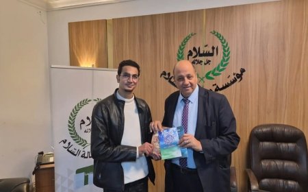 صانع المحتوى الشهير  محمد وجيه يزور مؤسسة رسالة السلام ويلتقي مجلس الإدارة بالقاهرة