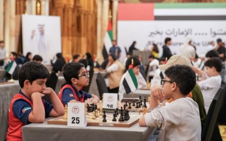 نادي الشارقة يتصدر منافسات بطولة الإمارات الفردية للشطرنج تحت 16 عاماً