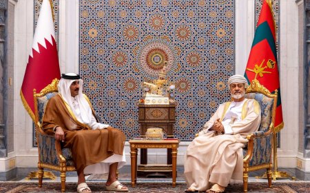 سلطان عمان وأمير قطر يبحثان تطوّرات الأحداث في المنطقة