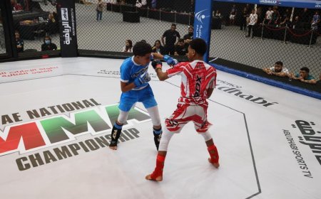 انطلاقة قوية للنسخة الـ 8 من بطولة الإمارات الوطنية للفنون القتالية المختلطة