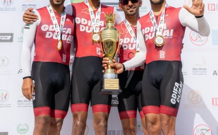 إقامة دبي بطلاً لكأس الإمارات للدراجات "فرقي ضد الساعة"