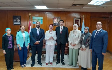 رئيس أكاديمية السادات يستقبل سفيرة كولومبيا لبحث سبل التعاون العلمي والأكاديمي المشترك
