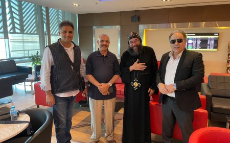 حوار يعزز قيم المحبة والتعايش .. بين مؤسسة " رسالة السلام " ووكيل البابا تواضروس | صور