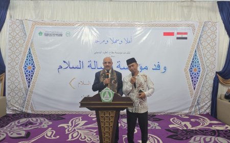 رسالة قوية من د عبد الراضي رضوان من معهد في إندونيسيا .. تعيد تعريف السلام والتعايش السلمي