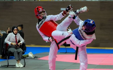 نادي الشارقة الرياضي للمرأة يحرز ثلاثة ألقاب و38 ميدالية في بطولة المواهب للتايكواندو