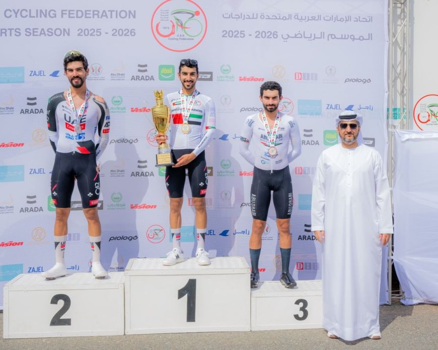 عبدالله آل علي بطلاً لسباق الدولة للدراجات "ضد الساعة"