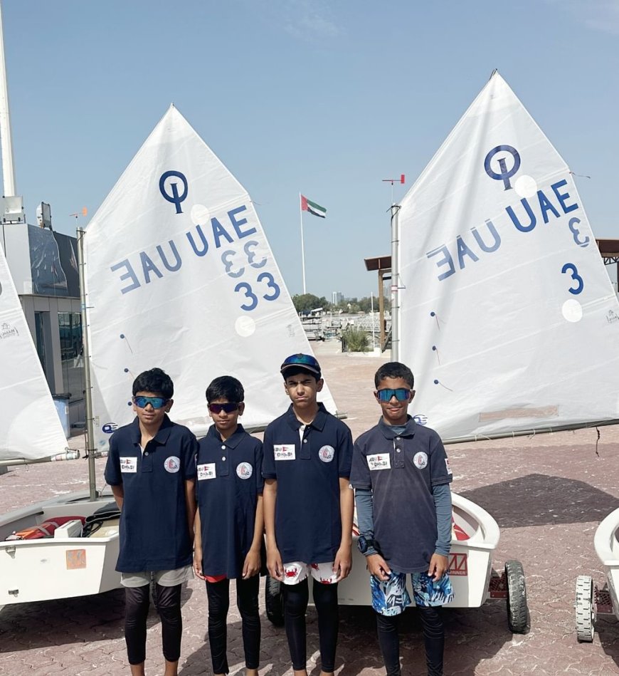 "أبوظبي للشراع الحديث" يعتمد برامج إعداد عالمية للأوبتمست في سنغافورة