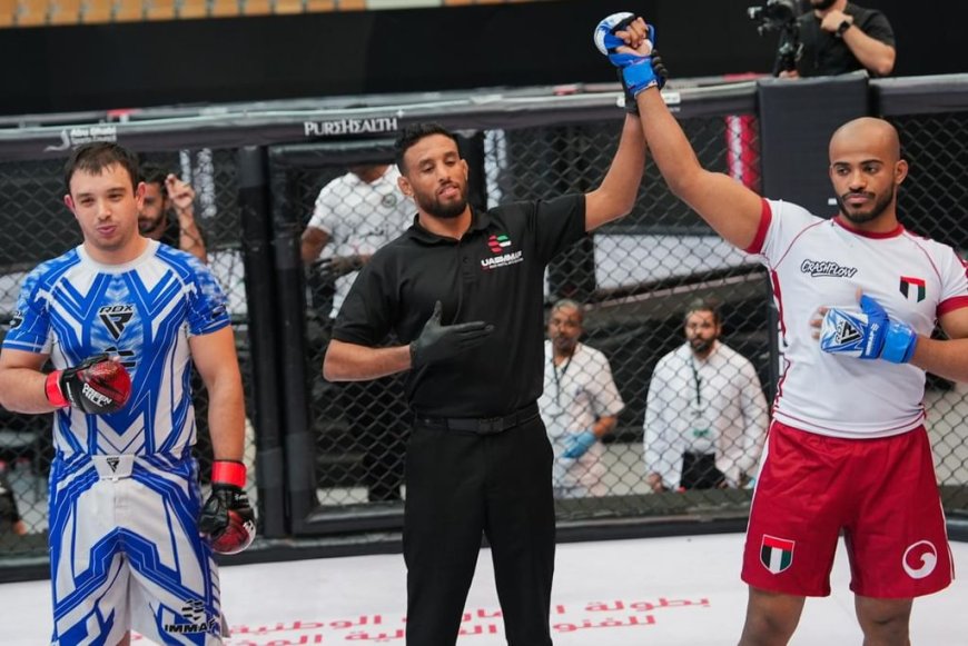 إقبال جماهيري كبير ونجاح تنظيمي لافت في ختام بطولة الإمارات الوطنية للفنون القتالية المختلطة