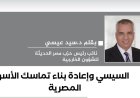 الدكتور سيد عيسى يكتب.. السيسي وإعادة بناء تماسك الأسر المصرية