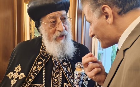 في استجابة سريعة لمبادرة "رسالة السلام".. البابا تواضروس الثاني يرحب باستقبال وفد مؤسسة رسالة السلام بالقاهرة لتسلم مؤلفات المفكر علي الشرفاء 