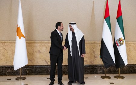 رئيس الدولة ورئيس قبرص يبحثان تعزيز الشراكة الإستراتيجية الشاملة بين البلدين والمستجدات في المنطقة