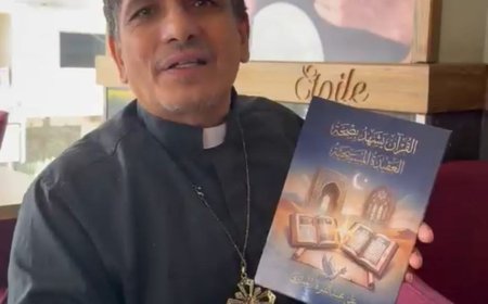 القس أمجد عطا راعى كنيسة نيو جيرسي يشيد بكتاب «القرآن يشهد بصحة العقيدة المسيحية» للمفكر على الشرفاء