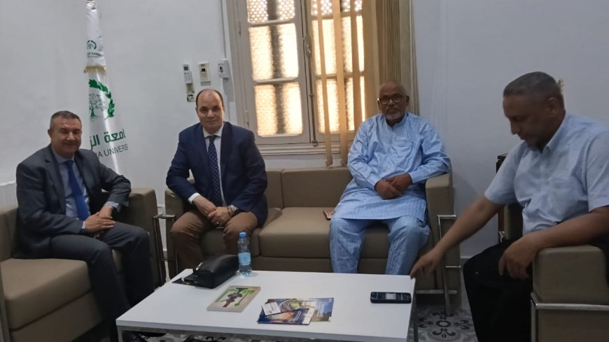 وفد "رسالة السلام" و"مركز العرب" يناقش الأطروحات التنويرية للمفكر علي الشرفاء الحمادي مع الدكتور رشيد طباخ