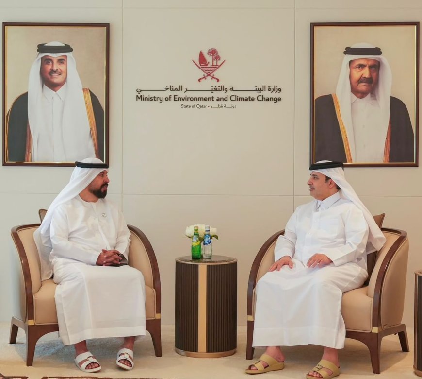 سفير الإمارات يلتقي وزير البيئة والتغير المناخي القطري