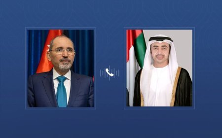 عبدالله بن زايد وأيمن الصفدي يبحثان هاتفياً التطورات في المنطقة