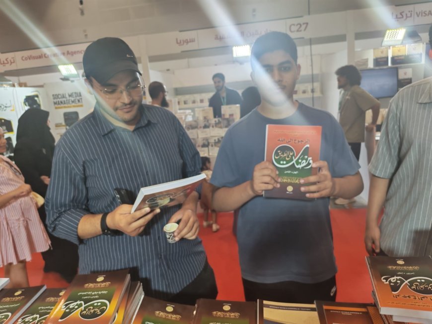 إقبال لافت على جناح "رسالة السلام "في اليوم الثاني لمعرض إسطنبول الدولي للكتاب