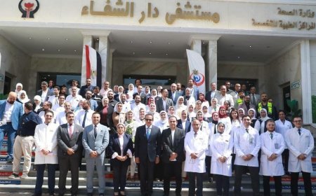 *وزير الصحة يتفقد القسم المطور بمستشفى دار الشفاء ويوجه بإجراء فحص الماموجرام للسيدات المترددات | صور*