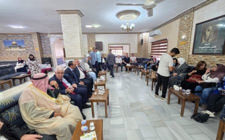 *وفد مؤسسة رسالة السلام العالنية في ضيافة قبيلة العبيدات*