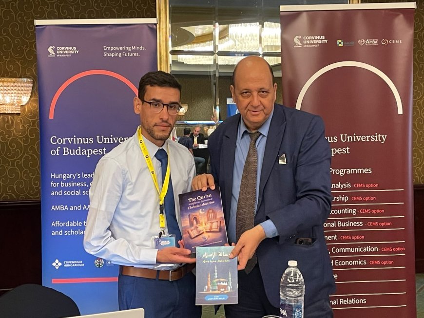 ممثل جامعة كورفينوس المجرية يشيد بكتاب القرآن يشهد بصحة العقيدة المسيحية للمفكر العربى على الشرفاء