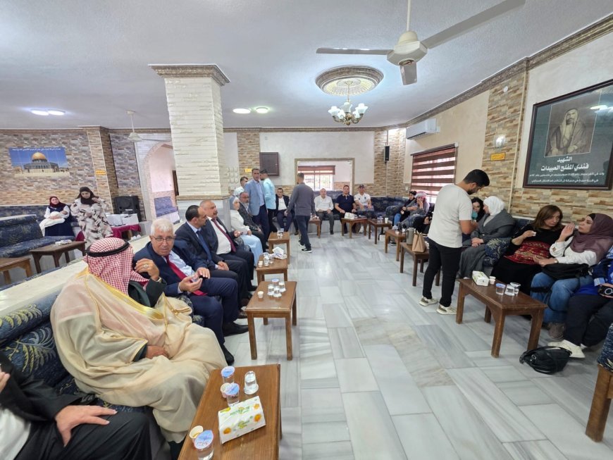 *وفد مؤسسة رسالة السلام العالنية في ضيافة قبيلة العبيدات*
