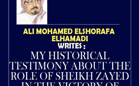*Thinker Ali Mohamed Elshorafa Elhammadi writes.. My historical testimony about the role of Sheikh Zayed in the victory of October 1973* 