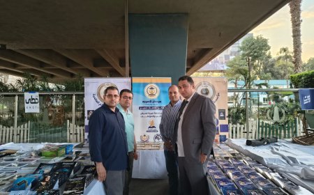 افتتاح جناح مؤسسة رسالة السلام العالمية بمعرض مركز شباب الجزيرة بمشاركة المكتبة الرقمية للشرفاء الحمادي