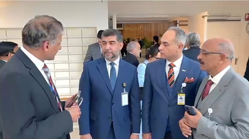 وفد "رسالة السلام العالمية" يستعرض مشروع علي الشرفاء التنويري مع رئيس وفد مجلس التعاون الخليجي فى مؤتمر الأمم المتحدة بفيينا 